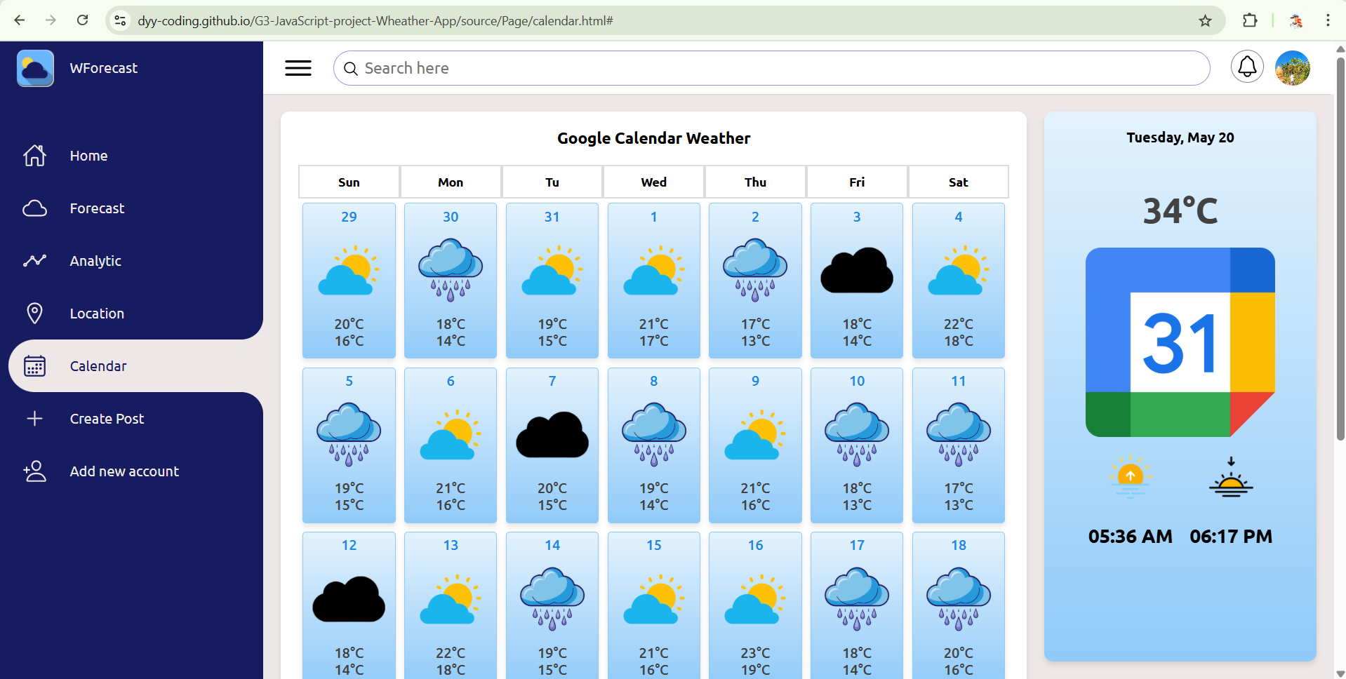 Weather App